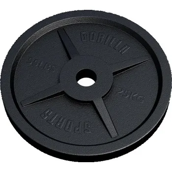 Gorilla Sports Zátěžový kotouč 50/51 mm, litina, 25 kg