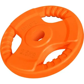 Gorilla Sports Litinový činkový kotouč, pogumovaný, 2,5 kg