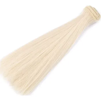 Paruka / vlasy pro panenky 20 cm, barva 9 blond nejsvětlejší