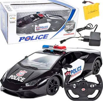 RC model auta Policejní auto na dálkové ovládání Patrol Wagon 1:14 černé/bílé