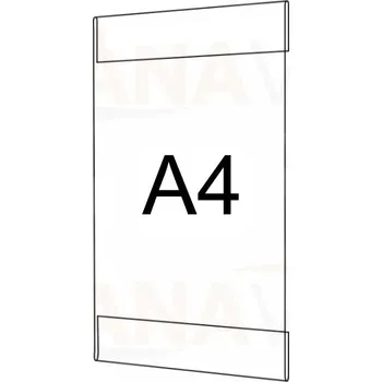 Plastová kapsa A4 na výšku typ C Plastová kapsa A4 na výšku typ C - 1 ks