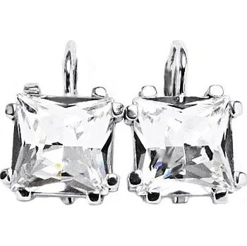 Náušnice Stříbrné náušnice Swarovski krystal čirý - NK1196 (Stříbrné náušnice Swarovski)