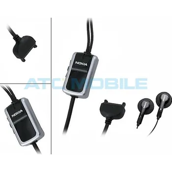 Sluchátka Nokia stereo sluchátka HS-23 ( Pop-Port™ ) černá, bulk a zpět 4 Kč s ATC Clubem