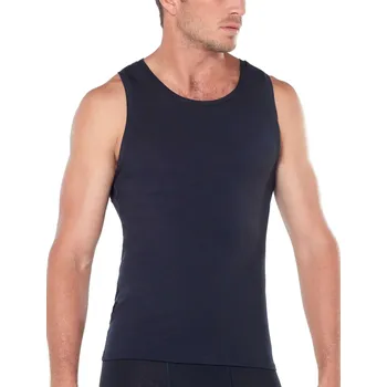 Pánské tílko Pánské tílko ICEBREAKER Mens Anatomica Tank, Black velikost: M