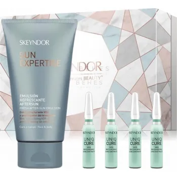 Kosmetická sada Skeyndor Recovering Sun Set - SOS concentrate 4 x 2 ml + emulze po opalování 50 ml Dárková sada