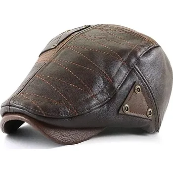 Čepice Pánský baret ED 26116 Tm.Hnědá