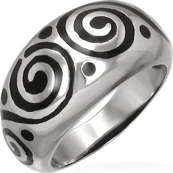 Prsten Ocelový prsten - RZT012BA 55