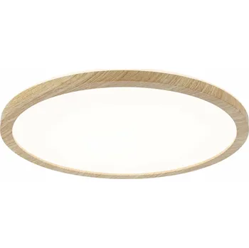 Svítidlo PAULMANN LED Panel Atria Shine Backlight IP44 kruhové 293mm 16W 3000K design dřevo 710.28