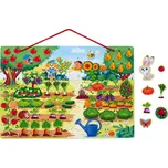 Janod Magnetická hračka Moje zahrada 70 ks magnetek