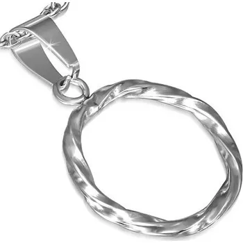 Přívěsek Ocelový přívěsek kroucený kruh