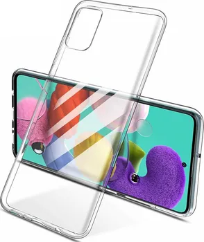 Pouzdro na mobilní telefon Slim silikonové pouzdro 1 mm pro Samsung Galaxy A51 transparentní