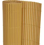 Plot z umělého bambusu okrový