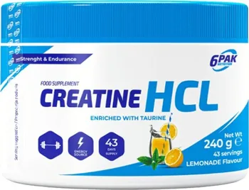 Kreatin 6Pak Nutrition Creatine HCL 240 g limonáda