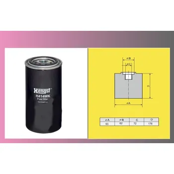 Palivový filtr filtr naftový IVECO EUROCARGO jemný-HENGST /WK9056/