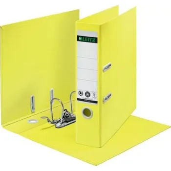 Pořadač pákový A4 Leitz Recycle 180 stupňů, 8 cm, žlutý