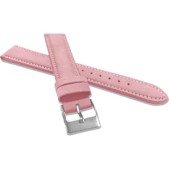 Módní doplněk Růžový kožený řemínek Minet z jemného nubuku MSNUX Šířka řemínku: 16mm