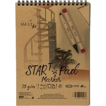 SMLT Blok START Marker spirálový A5, 70 g/m2, 20 listů