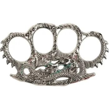 Boxer Boxer na sebeobranu Drak retro stříbrný (Obranný boxer na ruku, prodej za dobrou cenu)
