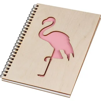 Dřevěná hračka Dřevěný blok A5 - plameňák