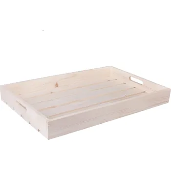 Úložný box Dřevěná bedýnka 56 x 36 x 6 cm