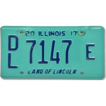 Plechová cedule Americká SPZ Illinois Dealer
