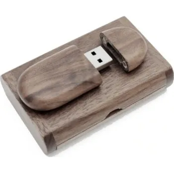 USB flash disk ČistéDřevo Dřevěný USB disk 32GB - tmavý