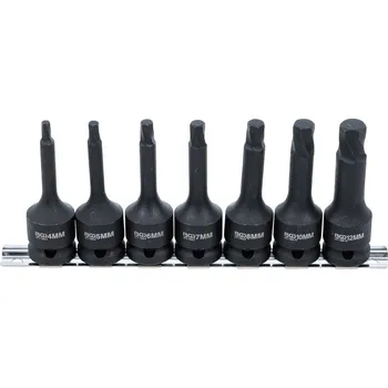 Gola hlavice BGS Sada pro povolení poškozených šroubů, 12,5 mm (1/2"), pro defektní vnitřní šestihran 4 -