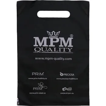 Dárková taška Dárková taška MPM-Quality - černá, malá - Taška reklamní MPM-Quality PE černá malá 195x300mm