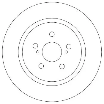 Brzdový kotouč Brzdový kotouč TRW DF6920