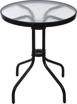 Zahradní stůl Modern Home SC-070 zahradní stolek 60 cm černý