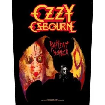 Nášivka Merch Ozzy Osbourne: Ozzy Osbourne Back Patch: Patient No. 9