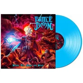 Zahraniční hudba LP Battle Born: Blood, Fire, Magic And Steel CLR | LTD 2023 Coloured Solid Blue Vinyl Limited Edition