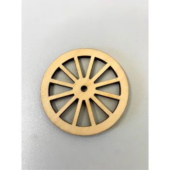 Dřevěná dekorace - kolo Ø4,5cm