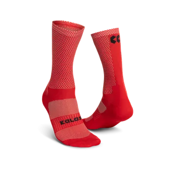 Pánské ponožky Cyklistické ponožky KALAS Z3 | Ponožky vysoké Verano | red Velikost: 40-42