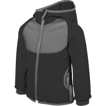 Chlapecká bunda Dětská bunda softshellová zateplená černá