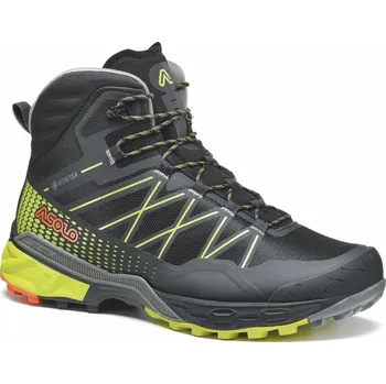 Pánská treková obuv Asolo pánské boty Tahoe Mid GTX MM - black/safety yellow Barva: black/safety yellow, Velikost: UK 8