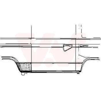 Blatník karosérie Boční stěna VAN WEZEL 5870141
