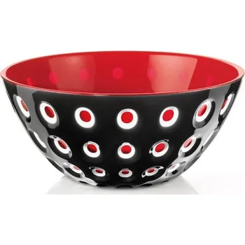 Guzzini Mísa Le Murrine 20 cm černá, bílá, červená