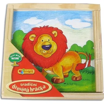 Kostky zvířátka 2 druhy, kostka 5cm