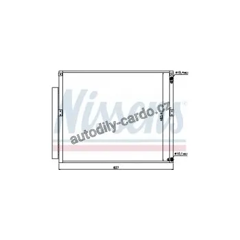 Chladič motoru Chladič klimatizace NISSENS 94919