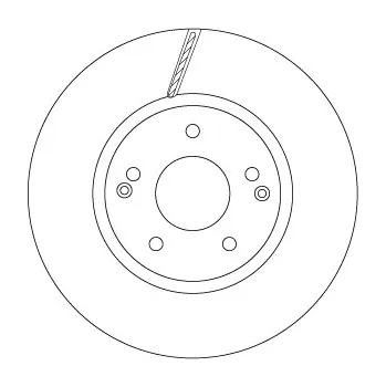 Brzdový kotouč Brzdový kotouč TRW DF6804