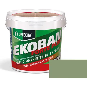 barva na beton Detecha EKOBAN FORTE PLUS 2,5kg světle zelený RAL 6021