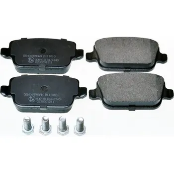 Brzdová destička Sada brzdových destiček, kotoučová brzda DENCKERMANN B111010