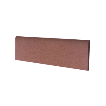 Rako Taurus Granit 82 Jura TSAKF082, sokl, červený, matný, hladký, 30 x 8 x 0,8 cm