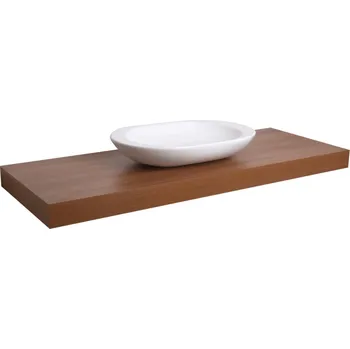 Deska pod umyvadlo Doprodej, deska pod um. 80x50x8cm Ořech