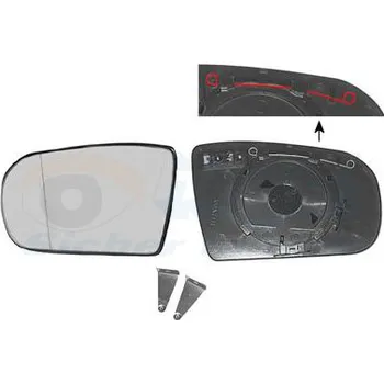 Auto zrcátko Sklo do zrcátka, vnější zrcátko VAN WEZEL 3029837