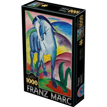 Puzzle Puzzle D‐TOYS Modrý kůň, 1000 dílků + k objednávce puzzle zdarma