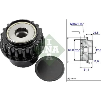 Předstihová spojka INA 535 0175 10