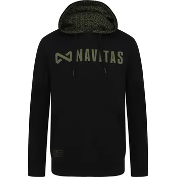Rybářské oblečení Navitas Mikina Core Hoody Black - XXXL