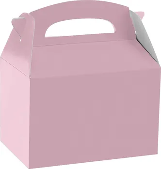 Amscan Dárková krabička 12 x 10 x 15 cm růžová 